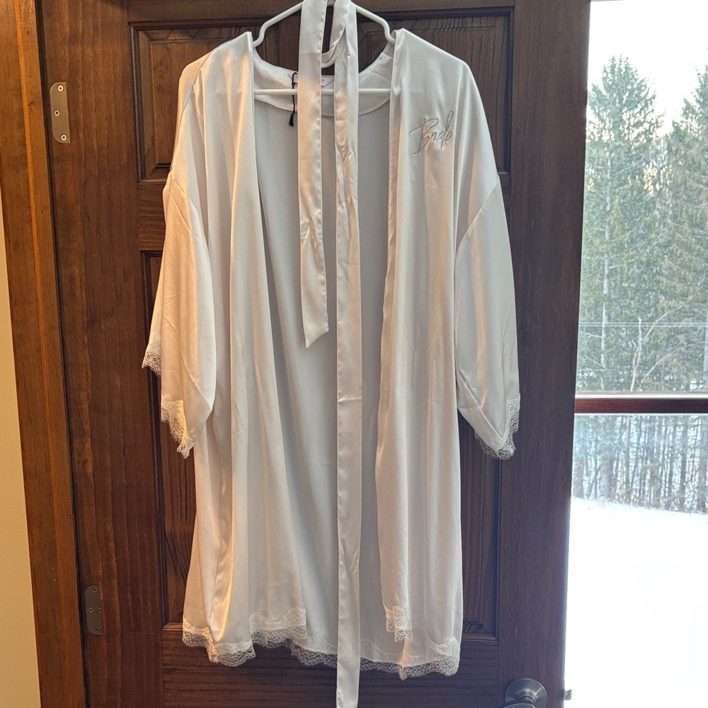 Victoria's Secret White Bridal Robe